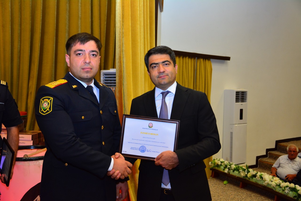 Polis Günü Ağstafada qeyd olunub - FOTOLAR